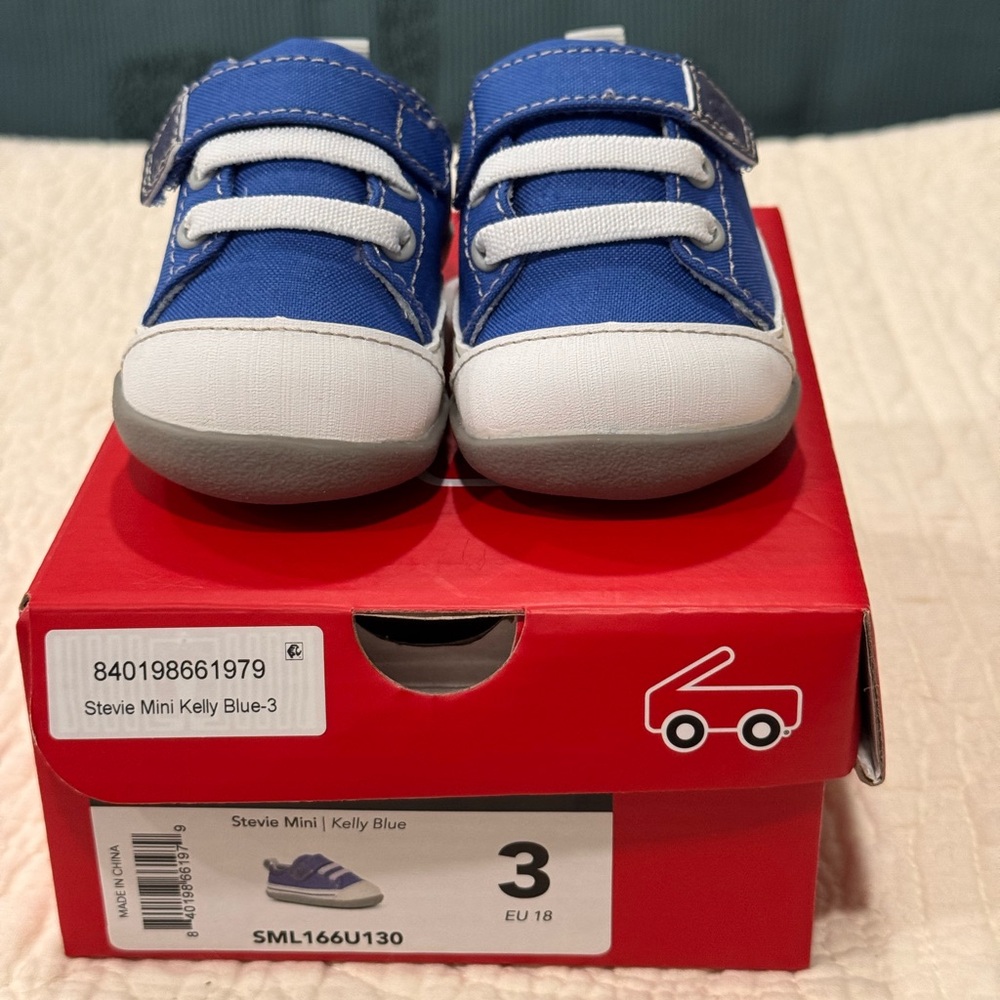 See Kai Run Stevie Mini Blue Sneakers